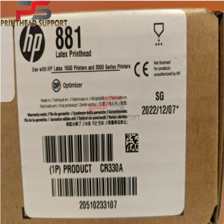 HP Latex Printer 881 Optimizer Printhead CR330A
