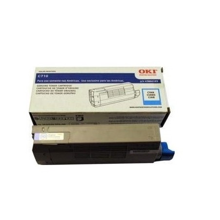 OKI 43866103 Cyan Toner Cartridge for C710 Series