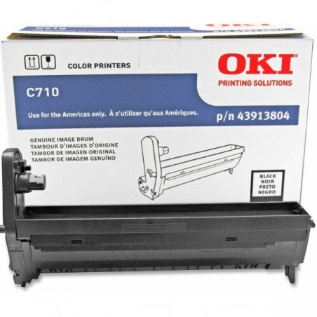 OKI 43913804 Black Image Drum for C710 Series Printers
