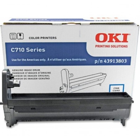OKI 43913803 Cyan Image Drum for C710 Series Printers